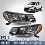 Pair Halogen Headlight For 2017-2022 Chevrolet Trax W/bulb Reflector Type Chrome New. Price: $122.99.