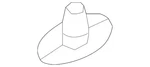 Genuine Ford Antenna Bezel 7C3Z-18A927-A New. Price: $13.86.