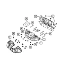 Genuine Mopar Hex Flange Head Bolt 6510392AA New. Price: $9.17.