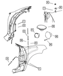 Genuine Mopar Antenna Body And Cable 4794136AA New. Price: $45.54.