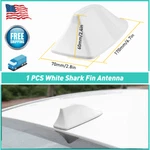 White Shark Fin Antenna Cover Car Signal Aerial Roof Top Accessories New. Price: $12.99.