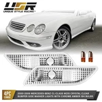 Clear Bumper Side Marker Light + Chrome Bulbs For 2000-06 Mercedes W215 Class New. Price: $44.95.