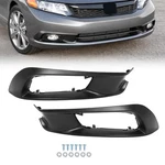 For Honda Civic Sedan Lx Ex-l 2012 Pair Front Bumper Fog Light Lamp Cover Kit New. Price: $28.00.