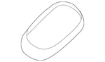 Genuine Volkswagen Radio Antenna Mast Gasket 3C0-035-349-A New. Price: $26.68.