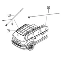 Genuine Mopar Base Cable And Bracket Antenna 5064793AB New. Price: $40.11.