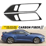 Door Inner Handle Button Cover Carbon Fiber Frame Trim Ford Mustang 2015-21 New. Price: $17.09.