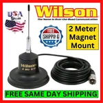 Wilson 2 Meter 144-148MHZ 5/8 Wave 500W Magnetic Mount Ham Radio Antenna Black New. Price: $95.99.