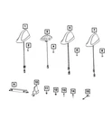 Genuine Mopar Cable & Base Assembly Antenna 68615196AA New. Price: $45.32.
