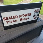 Sealed Power Piston Rings Large Vintage Catalog Rack Double Row Shop Display Used. Price: $115.00.