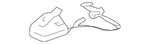 Genuine Mitsubishi Antenna Base 8723A184 New. Price: $129.34.