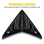 For Honda Civic Type Hatchback 2017-2020 Rear Side Vent Window Louver Cover New. Price: $20.89.