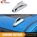Chrome Roof Antenna Cover Trim Decoration For Chevy Silverado 2019+ Accessories New. Price: $26.99.