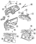 Genuine Mopar Antenna Extension Cable 4760926AA New. Price: $40.21.